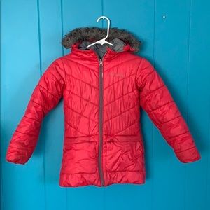 Girls Columbia winter coat size Small